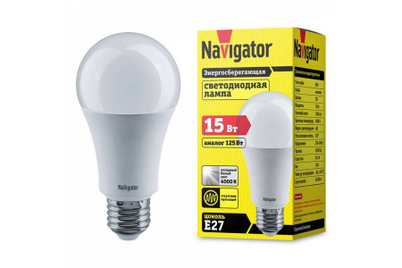 71 365 Navigator Лампа NLL-A60-15-230-4K-E27
