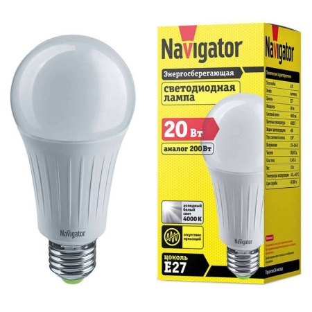 61 282 Navigator Лампа NLL-A70-20-230-4K-E27