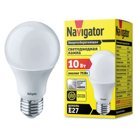 94 388 Navigator Лампа NLL-A60-10-230-4K-E27