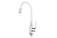 Смеситель DUB4-KW-302 кухня силикон белый Дионис  Смеситель DUB4-KW-302 кухня силикон белый Дионис