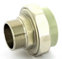 Муфта разъёмная 63 x 2"Н серая