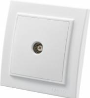 700-0200-224 Zera белый Розетка TV"EGP"
