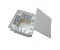 Коробка монтажная КМ-212 распред.кор. внутр. квадрат с алюм.шинами