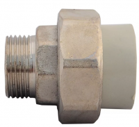 Муфта разъёмная 40 x11/4"Н серая Муфта разъёмная 40 x11/4"Н серая