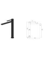 F1067-2 раковина FRAP высокий F1067-2 раковина FRAP высокий