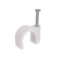 Скоба 8 мм круглая пласт.ИЭК Скоба 8 мм круглая пласт.ИЭК