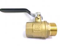 Кран шар.1-1/4" в/н  для отопл. ручка Ч (лат) (4) Кран шар.1-1/4" в/н  для отопл. ручка Ч (лат) (4)