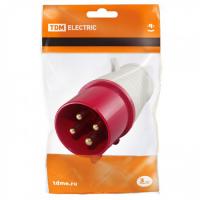 Вилка 024 3Р+РЕ 32А 380В TDM