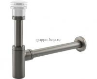 F82-9 сифон для раковины оружейная сталь