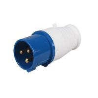 Силовая вилка ТН-013 IP44 220-240V 16A 2P+Е ELS