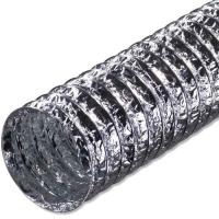 Воздуховод гибкий армир.метал.пленка 70мкм L до 10м.AF102