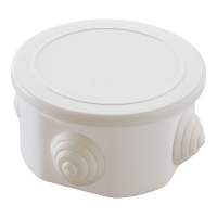 Коробка монтажная КМ-223 распред.кор. наруж. круглая с медн.шинами 