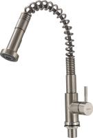 Смеситель NZA16-801 кухня нерж высокий Тригор Смеситель NZA16-801 кухня нерж высокий Тригор