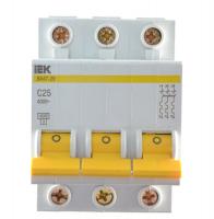Автомат 3Р ВА 47-29 25А ИЭК