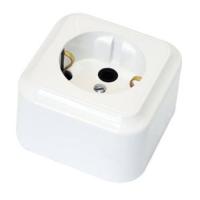 Розетка одинарная с заземлен. РА 16-254