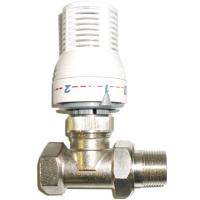 Кран 1/2" термостат (прямой д/рад.) Ч