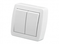 900-0200-202 Ainur белый Выкл.х2 накл."EGP" 900-0200-202 Ainur белый Выкл.х2 накл."EGP"