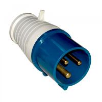 Силовая вилка ТН-023 IP44 220-240V 32A 2P+Е ELS