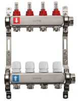 Коллекторный блок 4* вых нерж термо+расх G 424.4 GAPPO