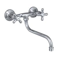 О24 Смеситель для мойки настенный,двуручный О24 Смеситель для мойки настенный,двуручный