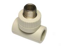 Тройник 20*3/4 Н сер.Light