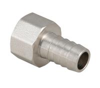 Штуцер для шланга 1/2"х12 с ВР никелир.