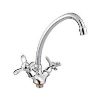 F4112-2 кухня с гайкой хром  FRAP F4112-2 кухня с гайкой хром  FRAP