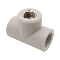 Тройник 20х1/2"В сер.Light