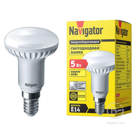 94 136 Navigator Лампа NLL-R50-5-230-4K-E14