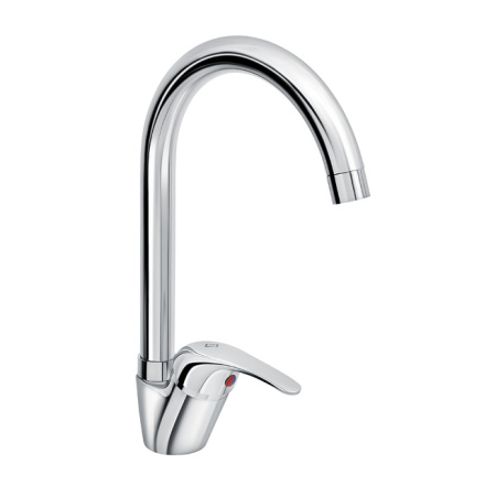 П22 Смеситель для мойки с высоким изливом,одноручный